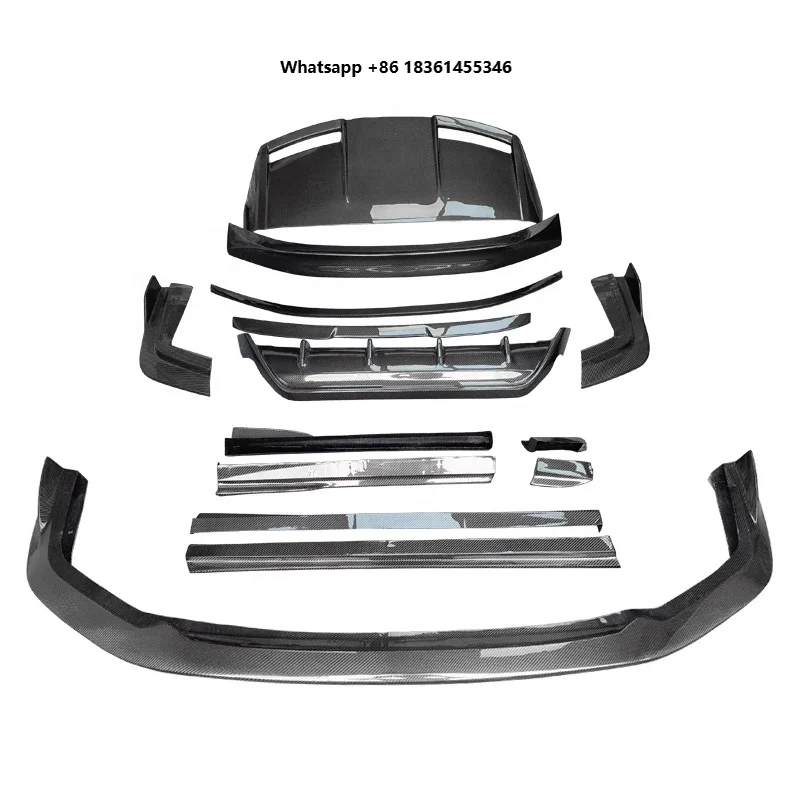 

For YCK Carbon Fiber Body Kits Front Lip and Rear Lip Corners Car Spoiler Hot Sale Car Body Kit for NX 2022+ Modified