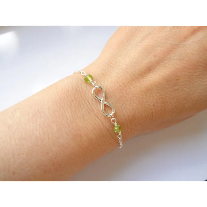 Unlimited peridot bracelet,