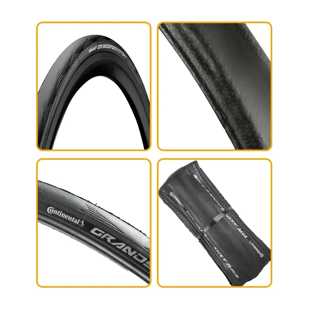 1Pce Continental Road Tire ULTRA Sport III & GRAND Sport Race 700× 25C 700x28C Foldable Bike Gravel Tire Black Brown Skin