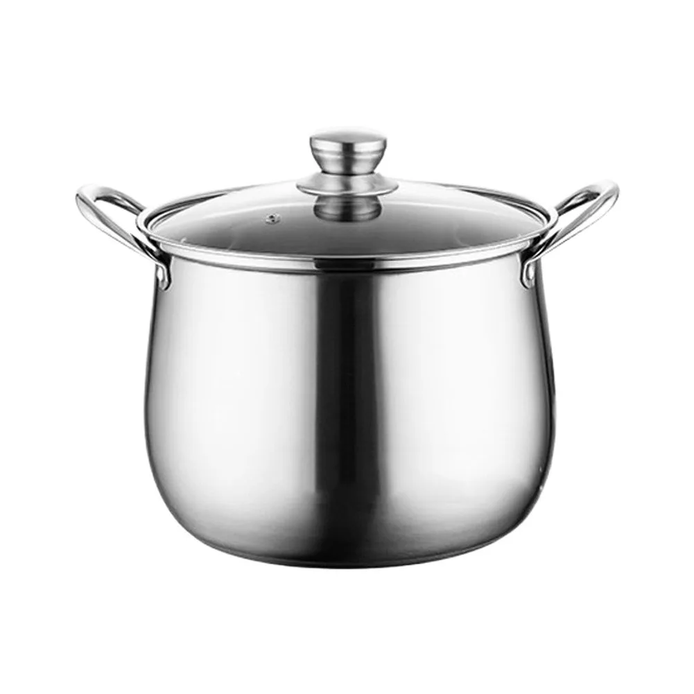 Stainless Steel Pot with Steamer Insert for Broth Stew and Steam Cooking Balanced Weight and Handle Design for Safe Handling