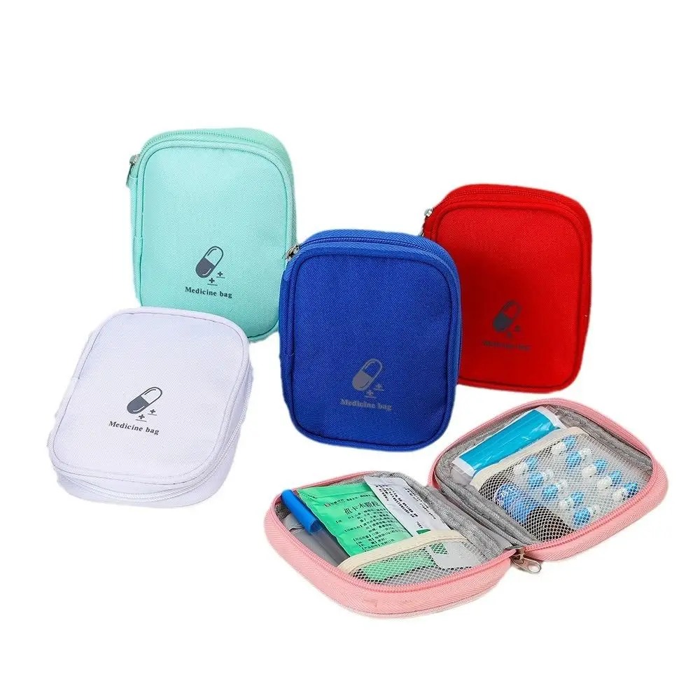 Ultra-Compact Portable Medicine Bag Waterproof Pill Case Emergency Aid Kit Secure Pill Storage Storage Box