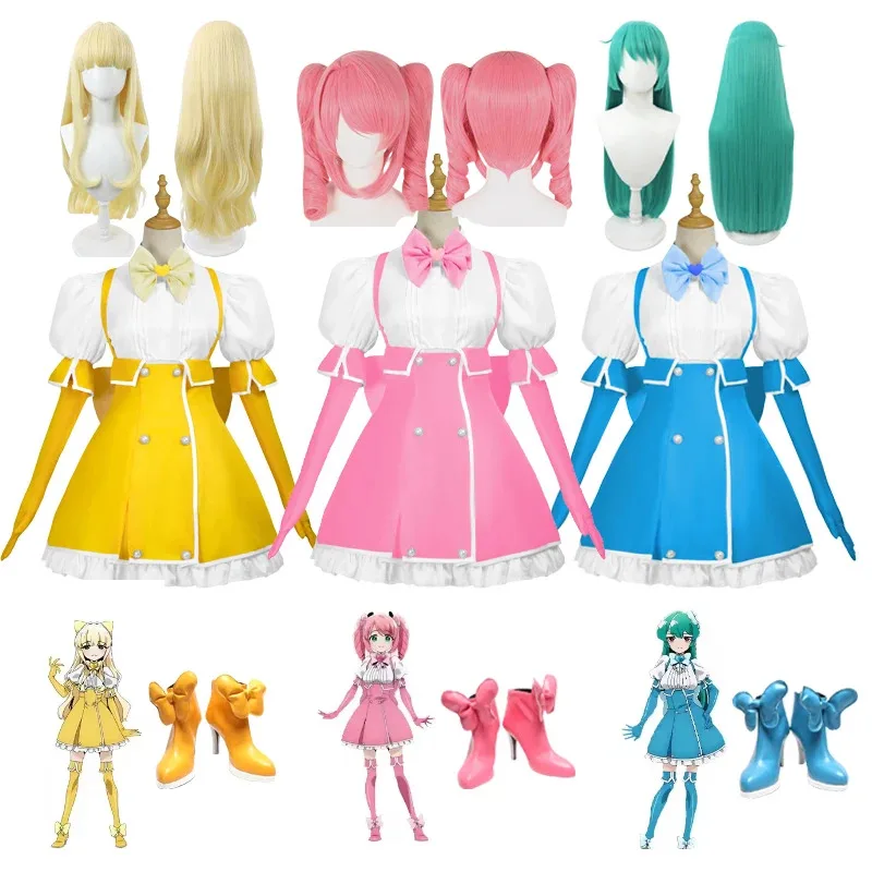 

Anime Gushing over Magical Cos Minakami Sayo Cospaly Hanabishi Haruka Tenkawa Kaoruko Costume wig Halloween Costumes for Women