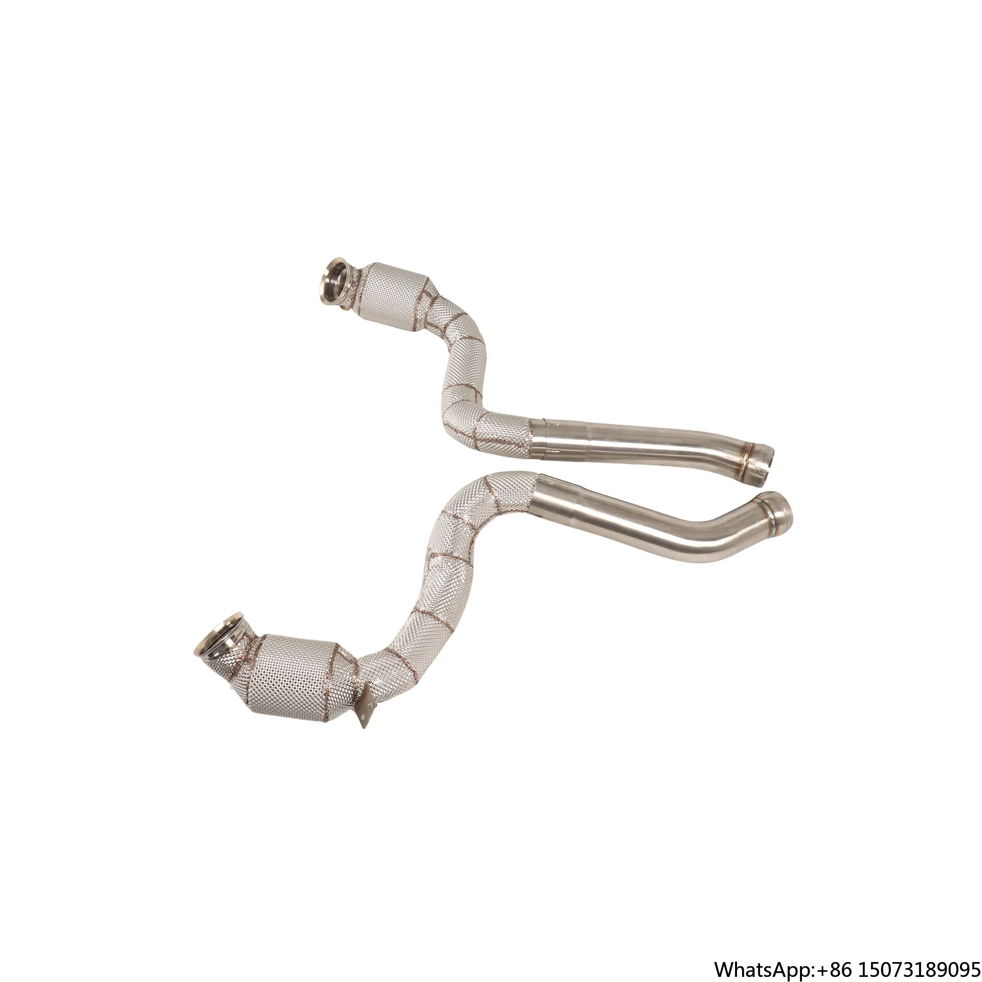 

Auto Tuning Parts Exhaust Downpipe Header 300 Cells Formercedez-W205 C63 C63S 4.0T