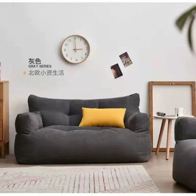 Japanese White Living Room Sofa Minimalista Relax Designer Futon Living Room Sofa Simple Pouf Canape Salon Prefabricated House