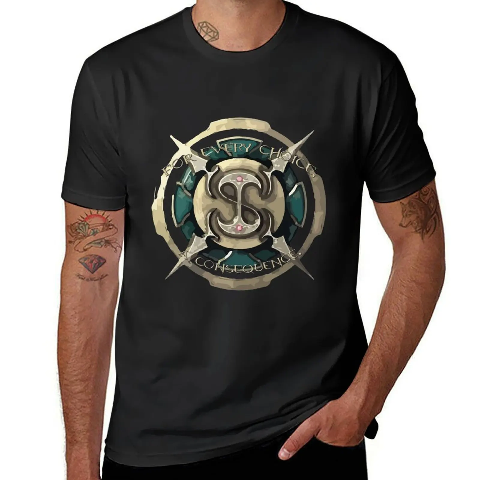 Fable Guild Seal T-Shirt blanks plain slim fit t shirts for men