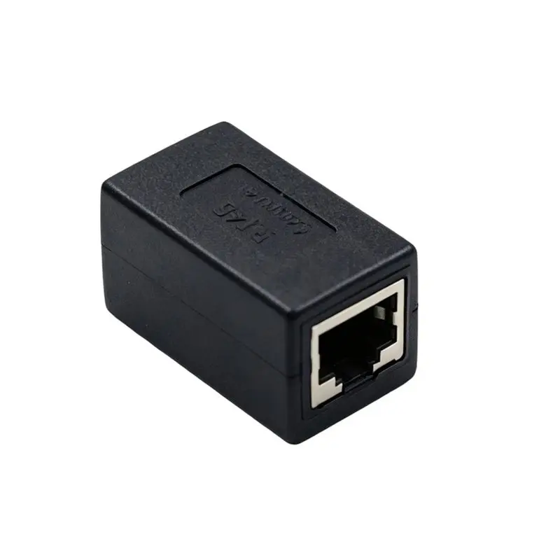 B92B-Ethernet Cable Expansion Converter Adapter 10PCS RJ45 100Mbps Network LAN Connector Coupler Extender