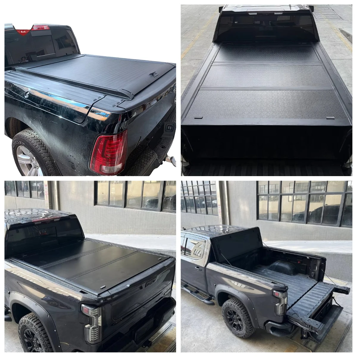 High Quality Truck Bed Cover Hard Tri-folding  Tonneau Cover for  Gladiator  Roll up Bed Cover