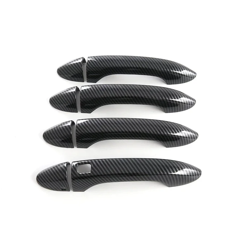 car-decoration-door-bowl-handle-cover-for-chery-tiggo-8-pro-2024-carbon-fiber-glossy-black-cars-accessories-styling