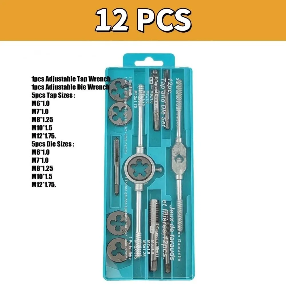 Set di maschi e matrici multifunzionali Kit di estrattori per viti regolabili a rimozione facile Strumenti di riparazione Estrattore di viti rotte per apri fori