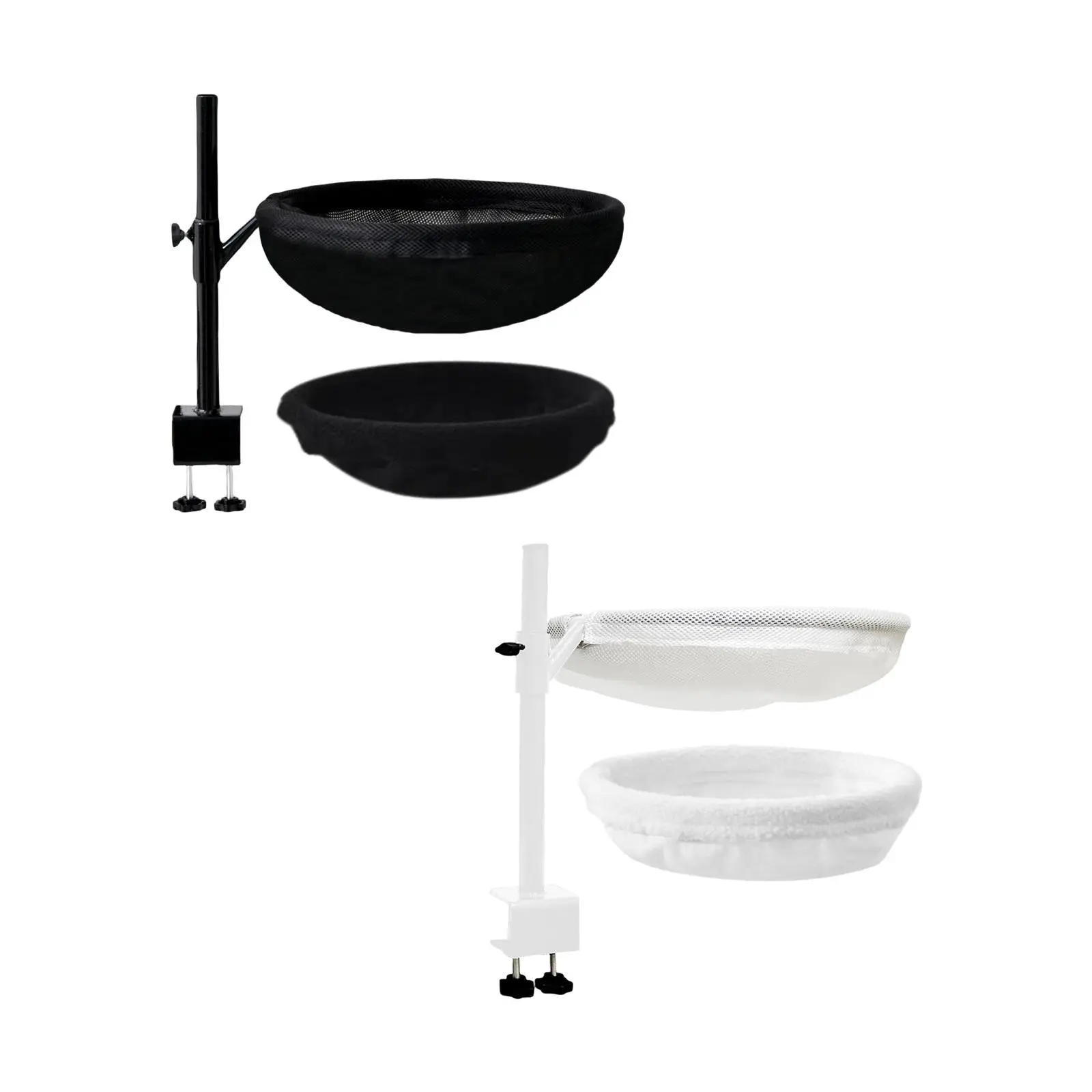 Cat Bed Desk Clamp 360° Rotation Easy Installation Removable Fashion Pet Nest Bed for Furniture Home Indoor Cats Office Bedroom