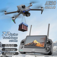 New AE30 Drone 8K Professional Camera 3-Axis Gimbal WIFI Obstacle Avoidance Touch Screen FPV Brushless Airdrop RC Quadcopter Toy
