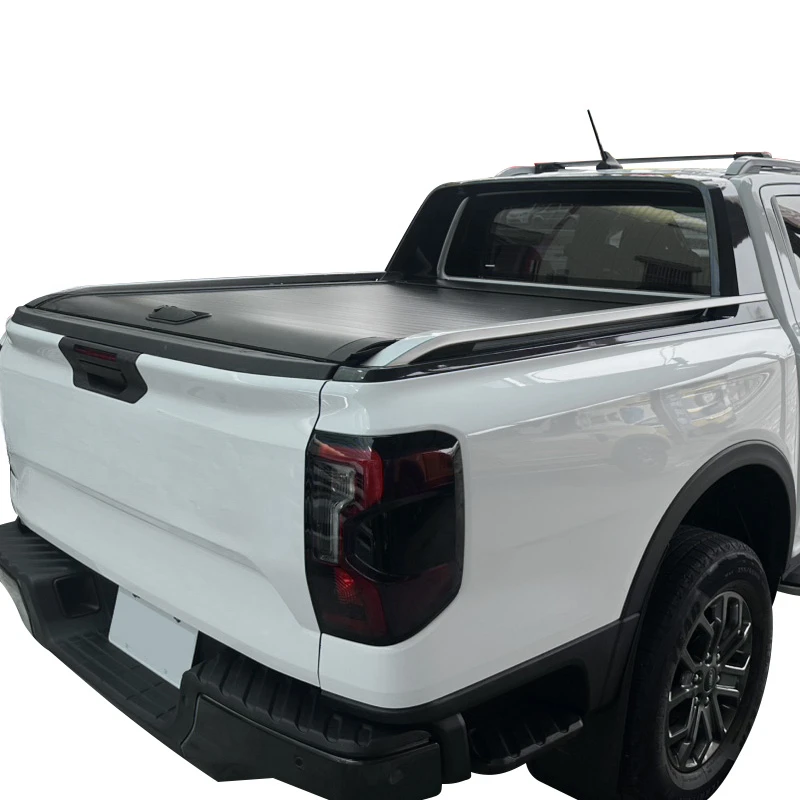 High Quality Hot Sale Waterproof Hard Aluminum Retractle Pickup Truck Tonneau Bed Cover Manual Roller Lid Ranger
