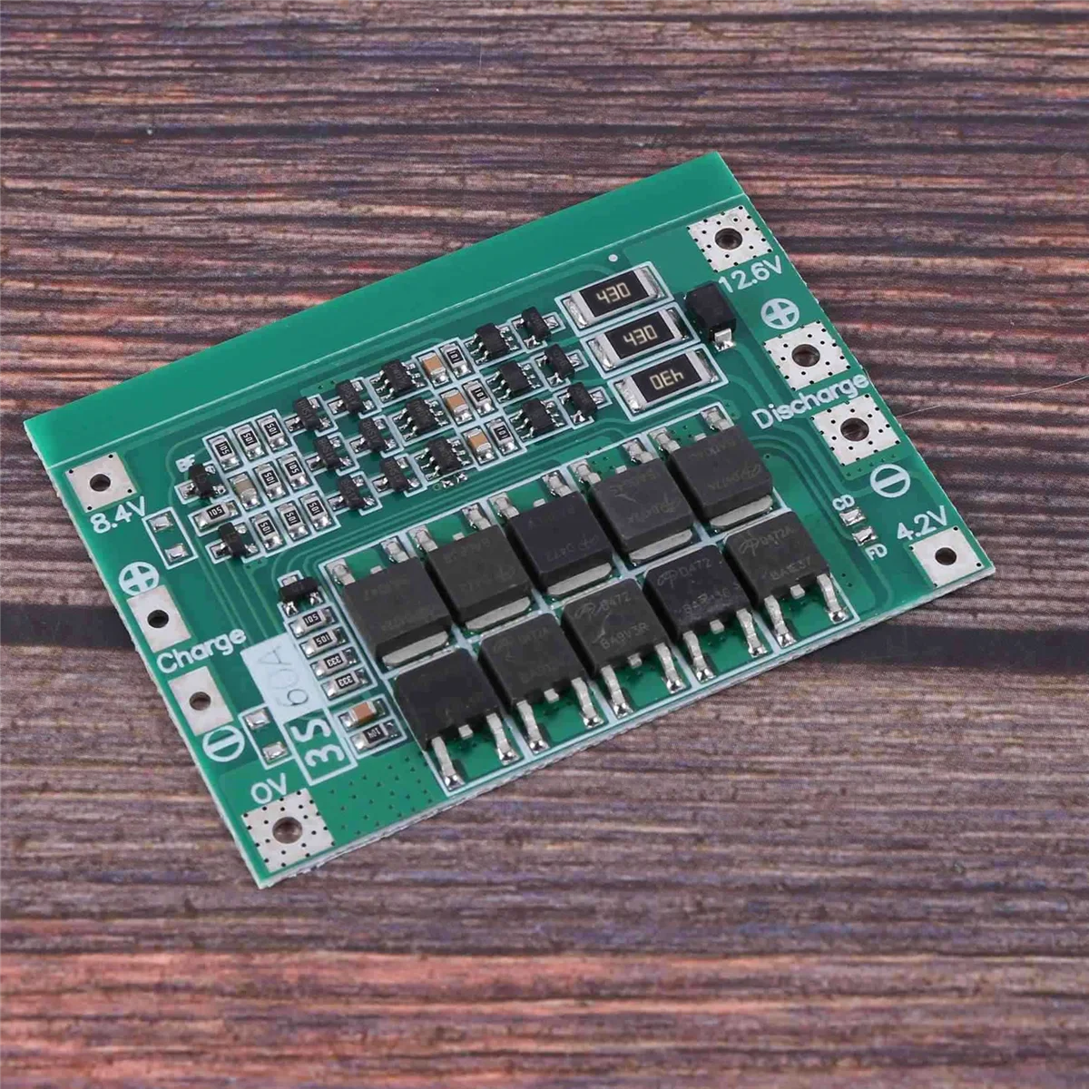 Carte de protection de batterie au lithium avec balance, 3S 60A Board, moteur de perceuse, 18650 V, 11.1V, 12.6 Lipo Cell Tech, Eddie Ion 18650