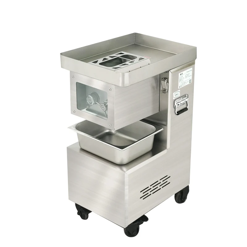 2200W Stainless Steel Vertical Electric Fresh Meat Cutting Equipment For Meat Processing In Restaurant Canteen Meat Slicer