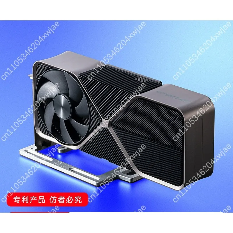 

Кронштейн для вертикального монтажа видеокарты из алюминиевого сплава, кабель-райзер PCIe 4.0, комплект с угловым разъемом 90 градусов для корпуса ПК