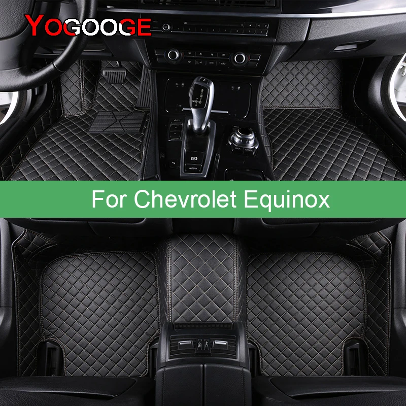 

YOGOOGE Car Floor Mats For Chevrolet Equinox Foot Coche Accessories Carpets