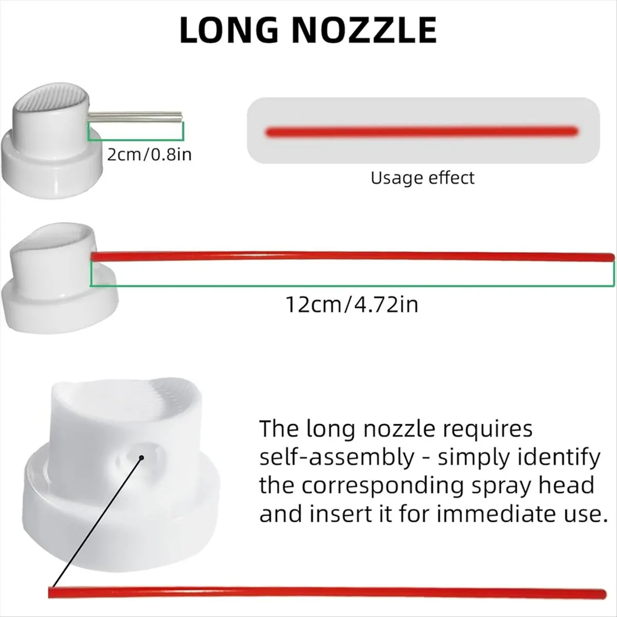 2026 + 24 قطعة - مجموعة أغطية وفوهات الطلاء - مجموعة محول لعلب الذكور، - فوهة العلب، مجموعة التحكم في درجة الفنان