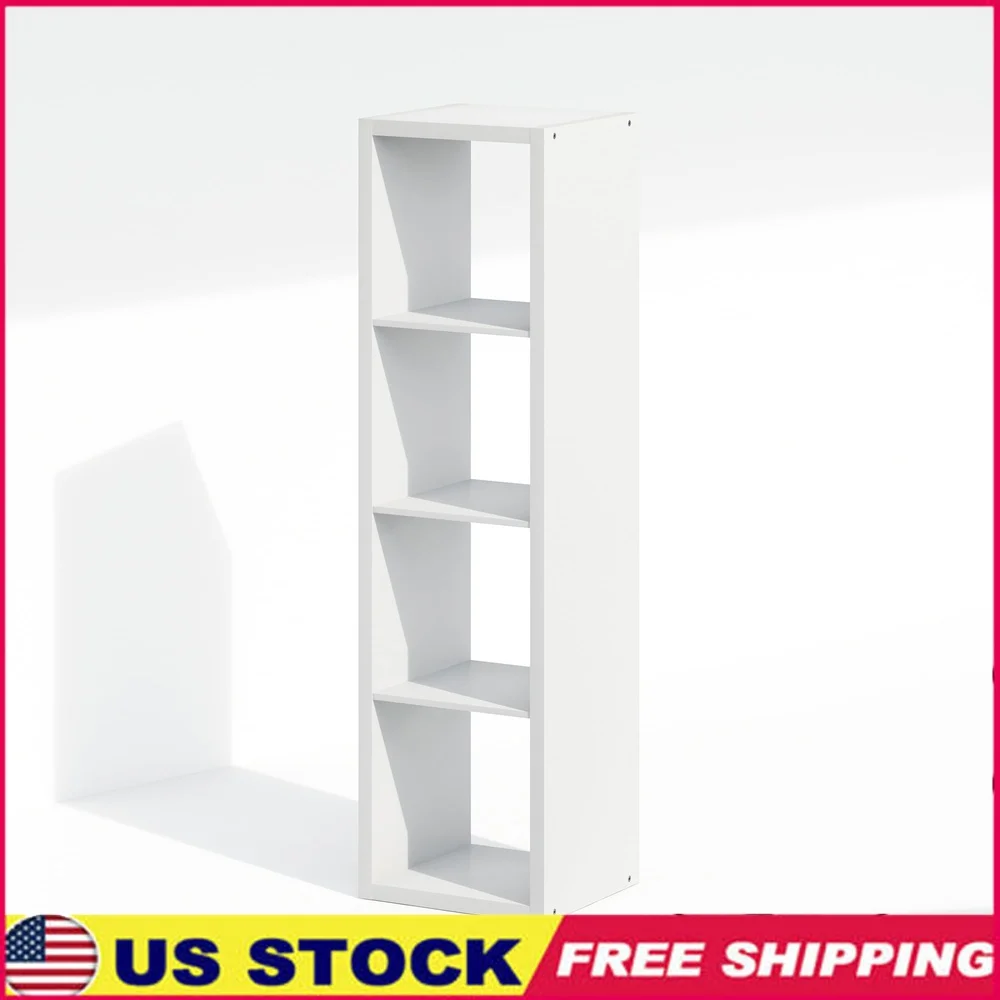 

Cubic Open Back Multipurpose Storage Organizer Shelf 4-Cube Closet Clothes Shoes Accessories Durable Elegant Adjustable Shelves