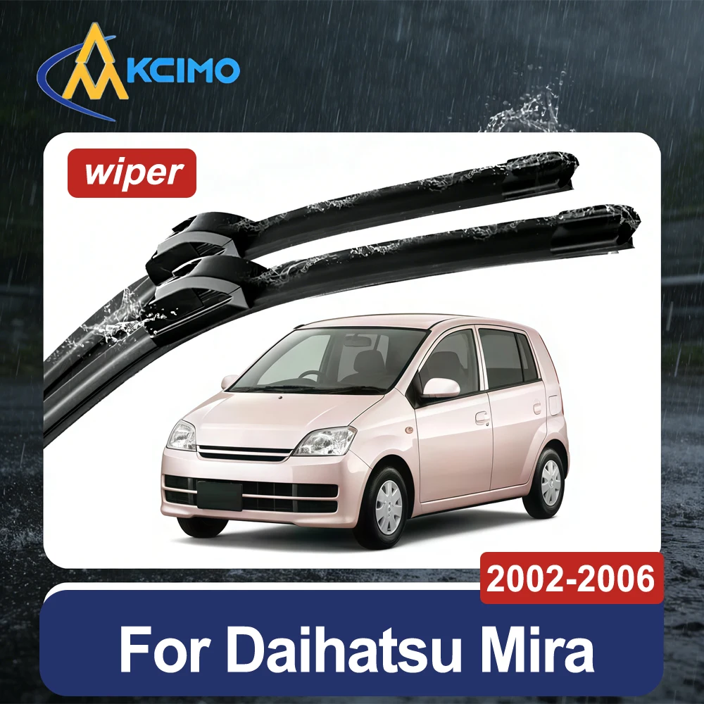 

2-Pack Premium Beam Blades For Daihatsu Mira L250/L260 2002-2006 Streak-Free Windshield Wiper Blades Perfect Fit Easy Install