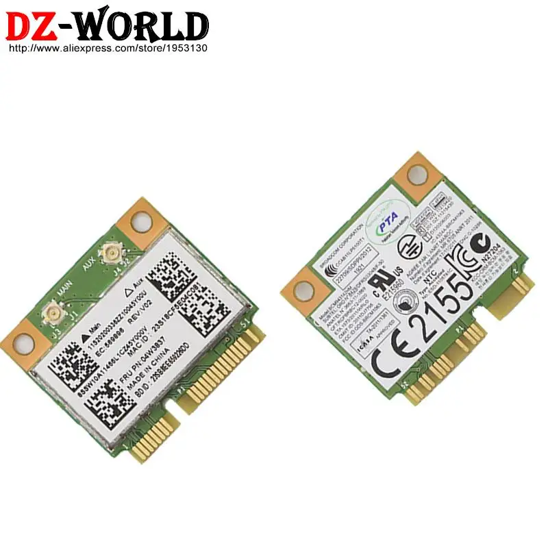 BCM43142 BCM943142HM 04W3837 WIFI Wireless Card Bluetooth 4.0 for Lenovo E330 E431 E531 E430C E530 S431 S531 L430 L530 E145 E335