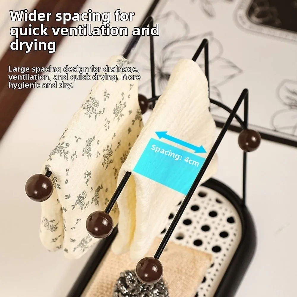 

Бытовая стойка для хранения ювелирных изделий, многослойная с выдвижным ящиком, подставка для ожерелья, прочная пластиковая кухонная подставка для тряпок