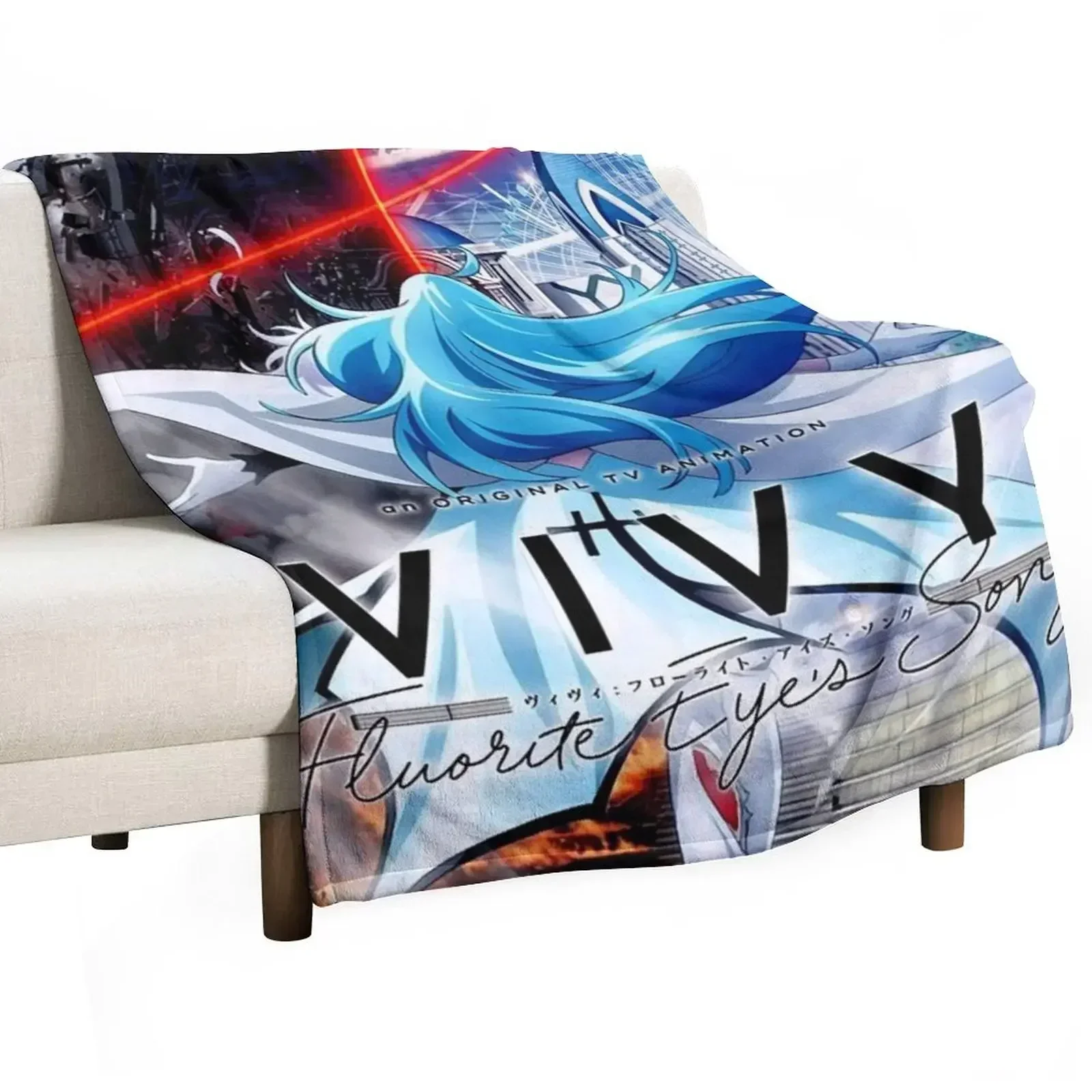 

Vivy Fluorite Eyes Song Throw Blanket Thin sofa bed Single Thins Blankets