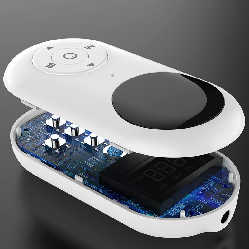 ตัวรับสัญญาณ FM เครื่องส่งสัญญาณบลูทูธ3-in-1สำหรับทีวีรถยนต์ PC BT