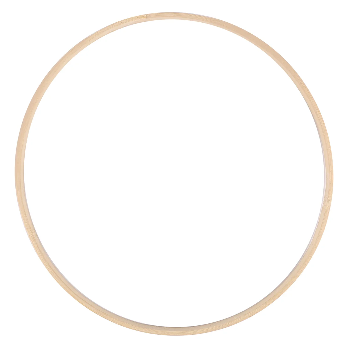 ReplBamboo-Attrape-cercle rond en bois, cerceau de bricolage pour couronne de fleurs, décor de plante de jardin de maison, 26cm