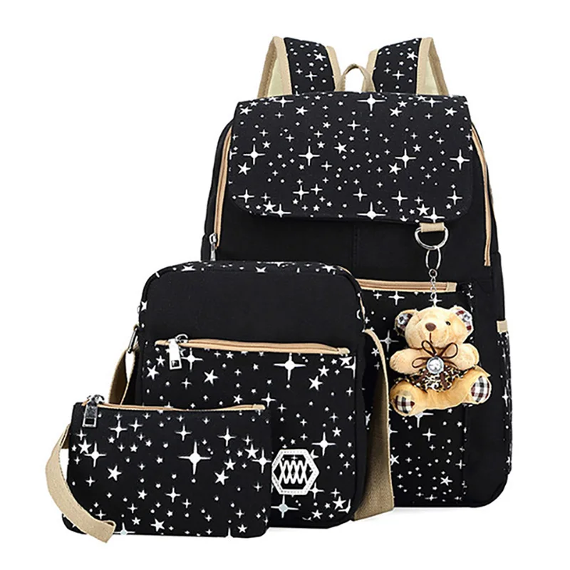 3pcs School Bags For Teenagers Girls Children School Backpacks Students Kids SchoolBag Set Travel Bag Rucksacks Mochila