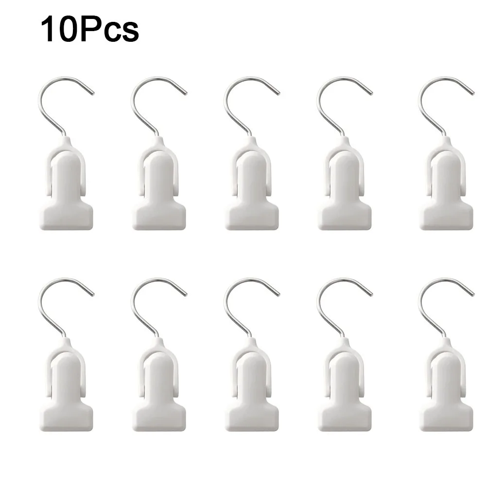

10 шт. пластиковые вешалки для брюк, штабелируемые компактные брюки, зажим для хранения носков, противоскользящие бесшовные прищепки для белья, дорожные