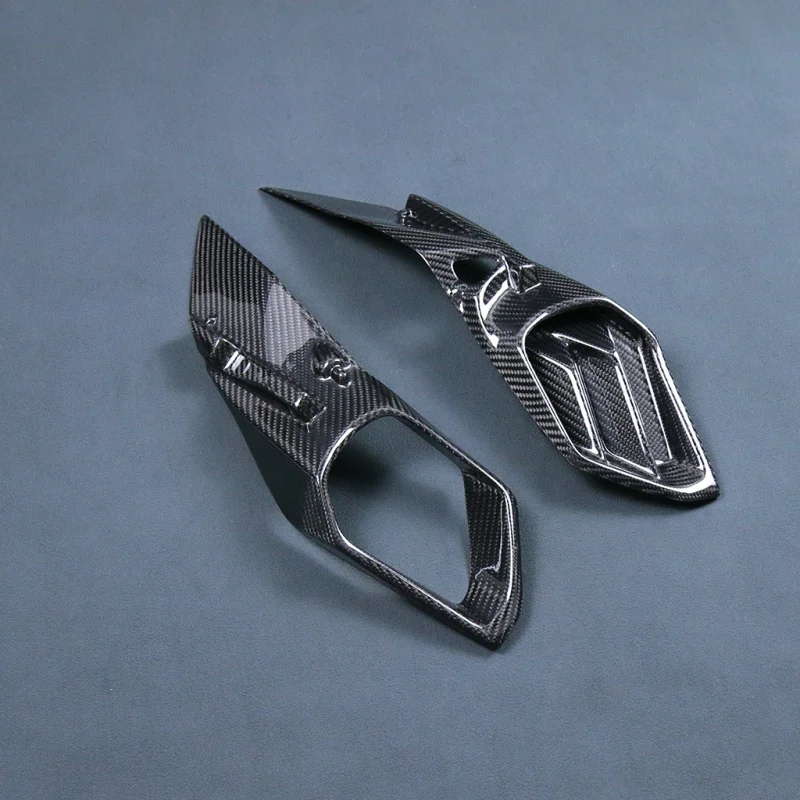 Suitable for Kawasaki H2/H2R Motorcycle Modified Carbon Fiber Air Intake Cover Shell Accessories 2015+