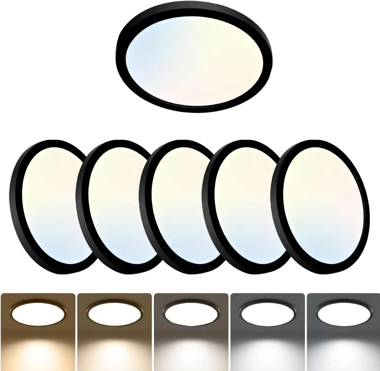 

Modern LED Ceiling Light Waterproof Dustproof Three Proof Light Kitchen Bedroom Bathroom Living Room Indoor Home Ceiling Lamp