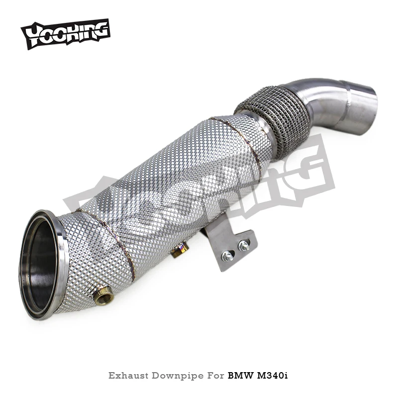 Race Performance Free Flow Downpipe In Stock For BMW M240 M240i M340i M440i 540i X5/X6 G05/G06 A90 B58 3.0T Stainless Steel Pipe view 2