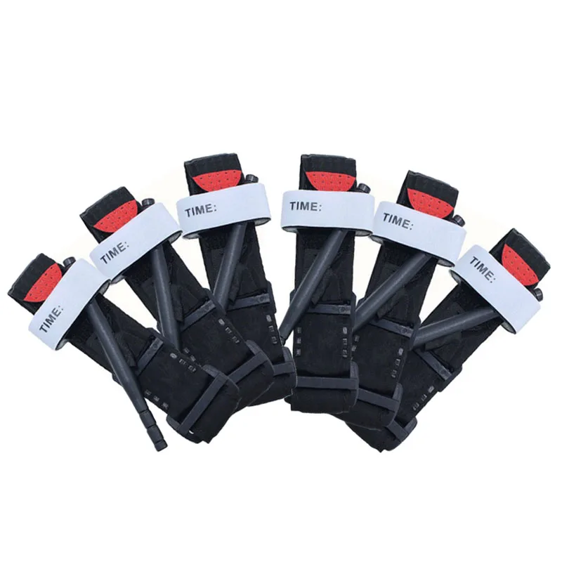 NONE 1/12 Stück Notfall Tourniquet Outdoor tragbare Erste Hilfe schnell langsam loslassen Tourniquets Katze medizinische taktische Ausrüstung 65/95cm 7