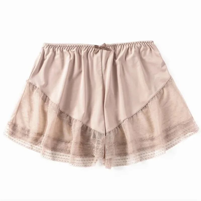 Pantaloncini Sotto Gonna Sexy in Pizzo a Vita Alta Elastici, Pantaloncini di Sicurezza per Cosce, Pantaloni Intimi da Donna Taglie Forti, Pantaloncini di Sicurezza Donna