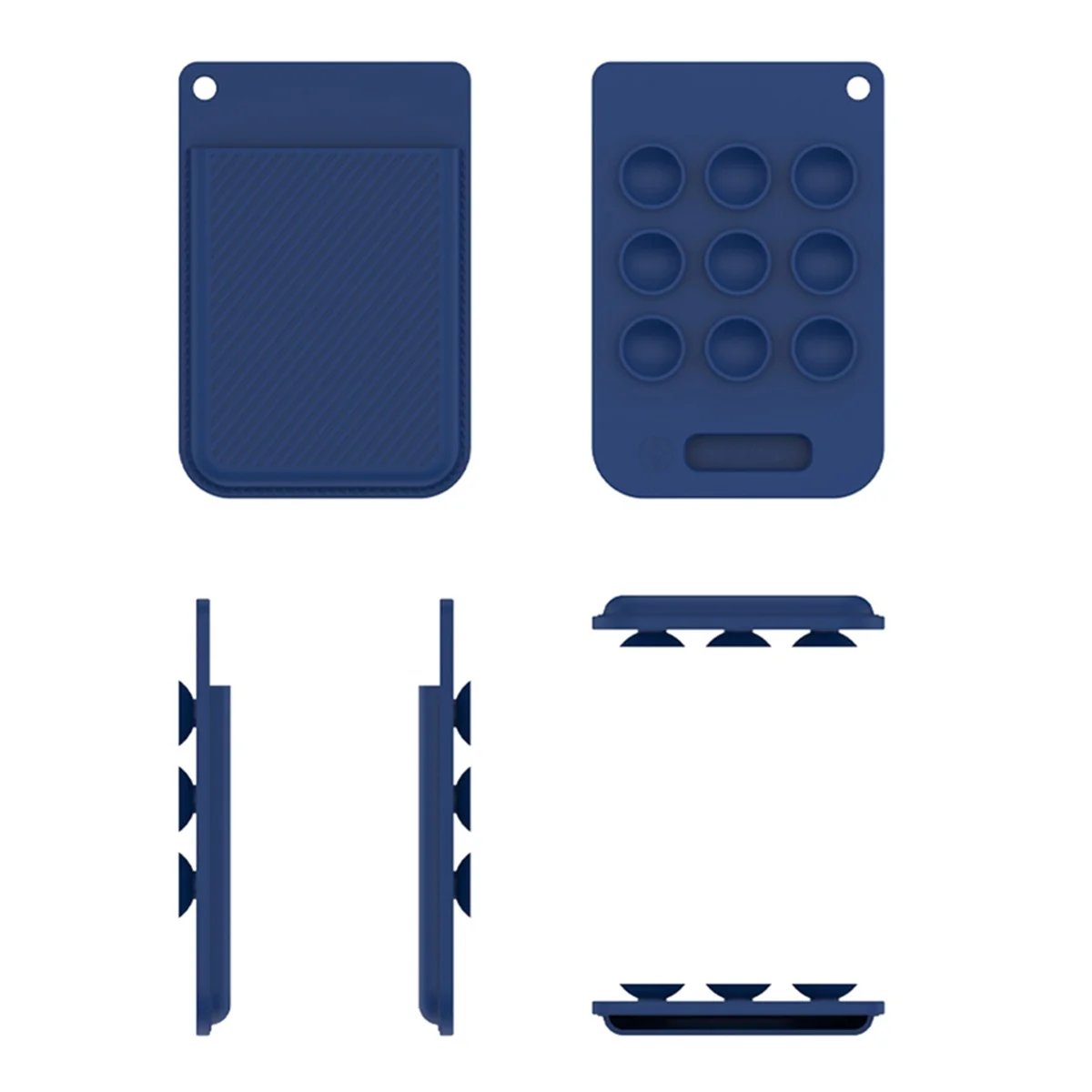 حافظة واقية من السيليكون T36C لجهاز PLAUD Note AI Voice Recorder حافظة جلدية ناعمة مقاومة للصدمات ومضادة للخدش باللون الأزرق #2