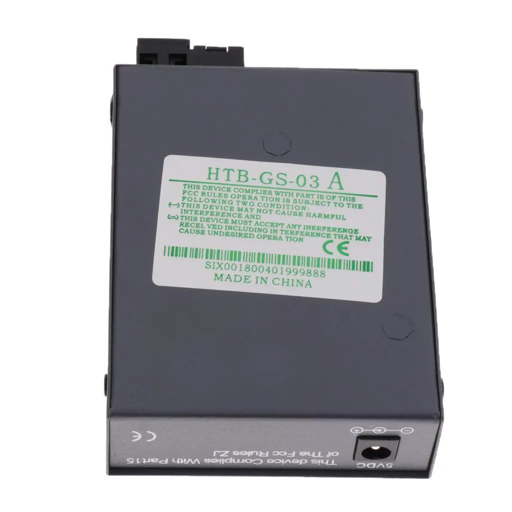 SC Fiber Converter Metal Dual Mode 10M100M Ethernet Network Gigabit Optical Transceiver for Fiber Switch Data Transmission