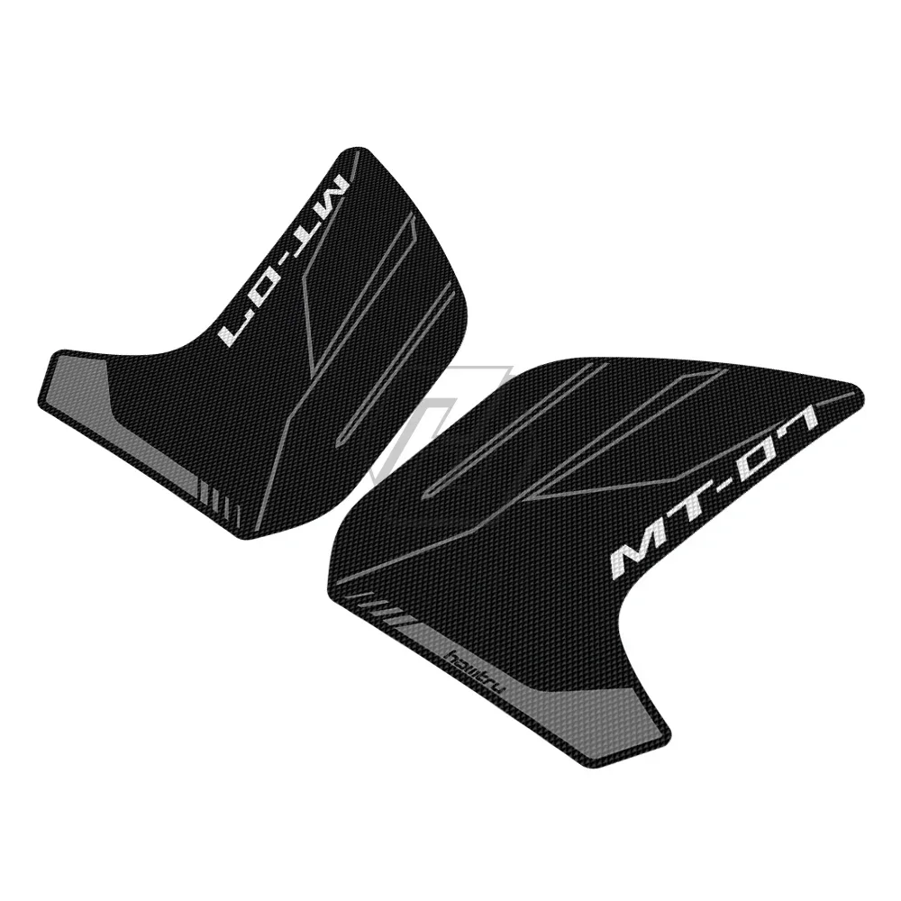Accesorio para motocicleta, almohadilla de protección lateral para tanque, alfombrilla de agarre para rodilla para Yamaha MT-07 MT07 2018-2020