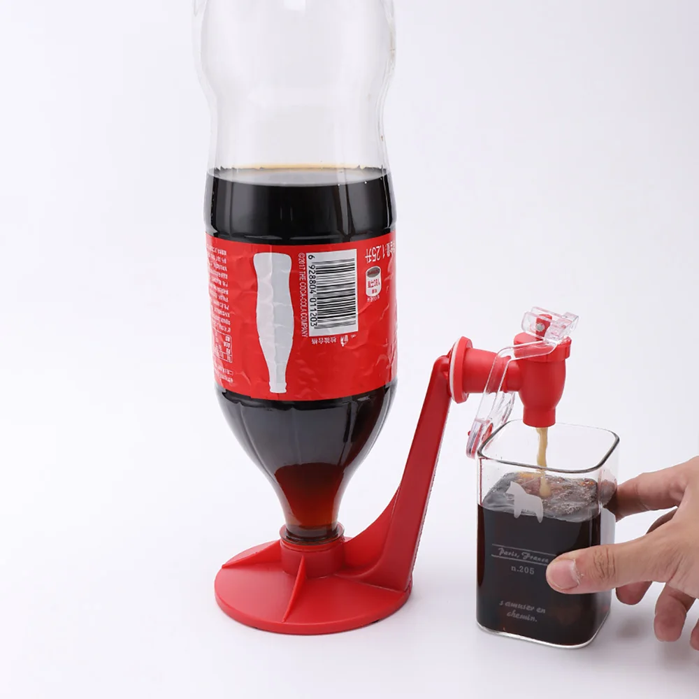 1pcs Hand-pressed Cola Bottle Upside-down Drinker Carbonated Beverage Inverter Home Beverage Machine Cola Machine