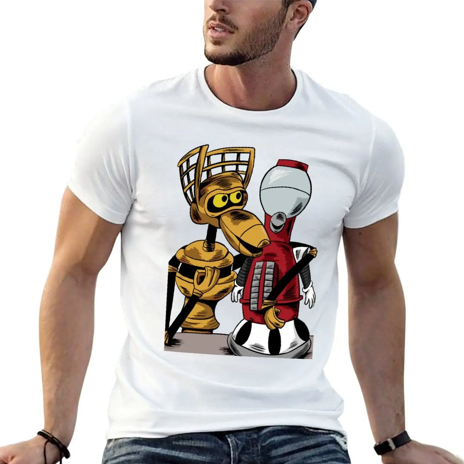 Mystery Science Theater 3000 T-Shirt vintage anime shirt rapper graphic tees compression shirt men