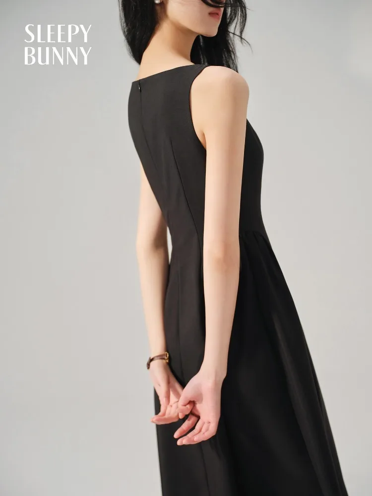 elegant black knee length dress Knee-Length Strapless Party Dress with Feathers– PromGirl main image 0