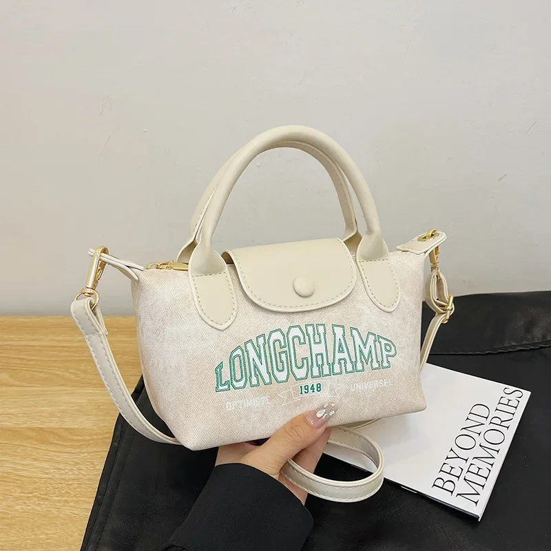 College Style Dumpling Bag, Fashionable Crossbody Bag, High Quality Shoulder Bag, Mini Single Handle Small Bag, Handbag