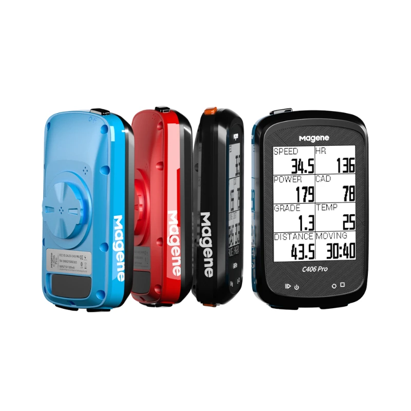 C406 Pro GPS Bike Computer Wireless Bluetooth ANT+ Bike Speedometer Odometer Bike Accessories