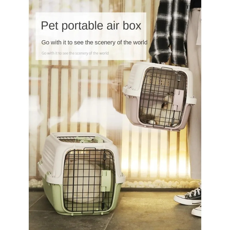 Portable Pet Carrier Bag, Airline Approved, Carry Cage, Travel, Outdoors, Cat, Dog, Plastic House, Pet Cages, Hot Sale