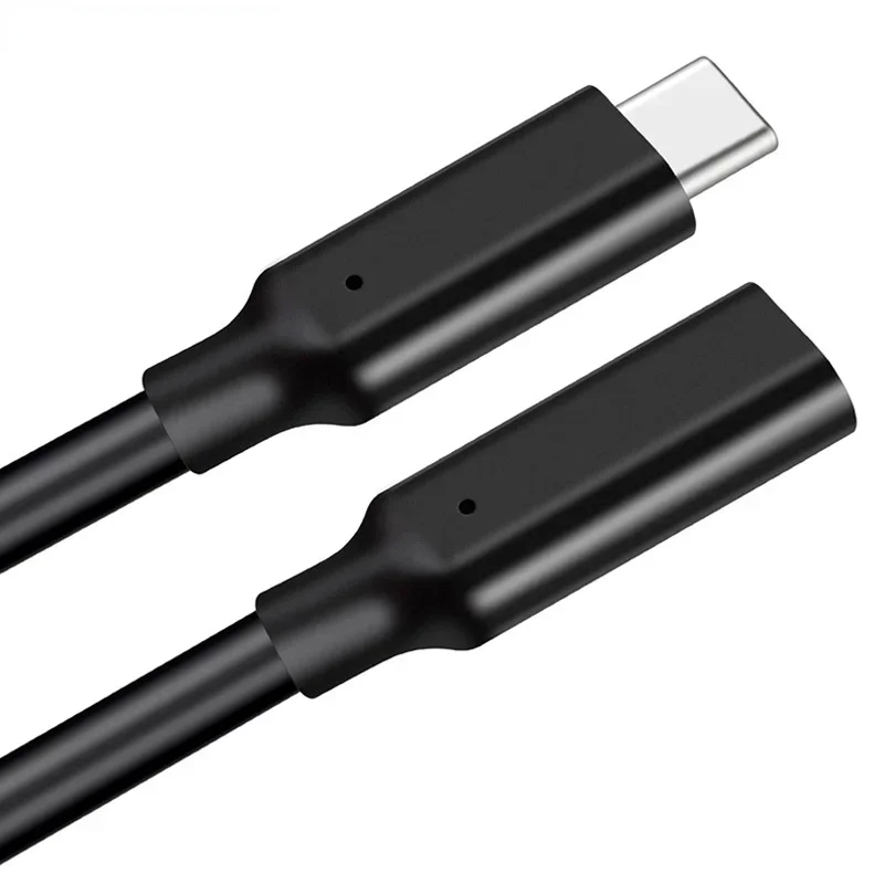10Gbps Gen2 tipo C USB 3,1 macho a hembra extensión de datos 100W Cable de carga Cable extensor para Macbook portátil Samsung Switch
