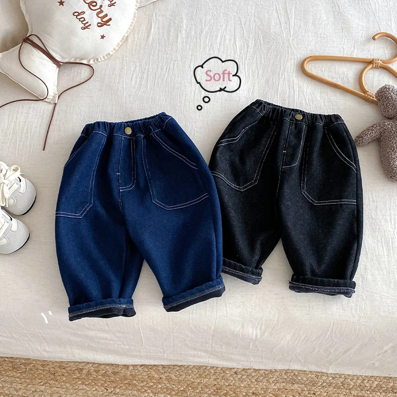 1-5Y Kids Pants Fur… - image