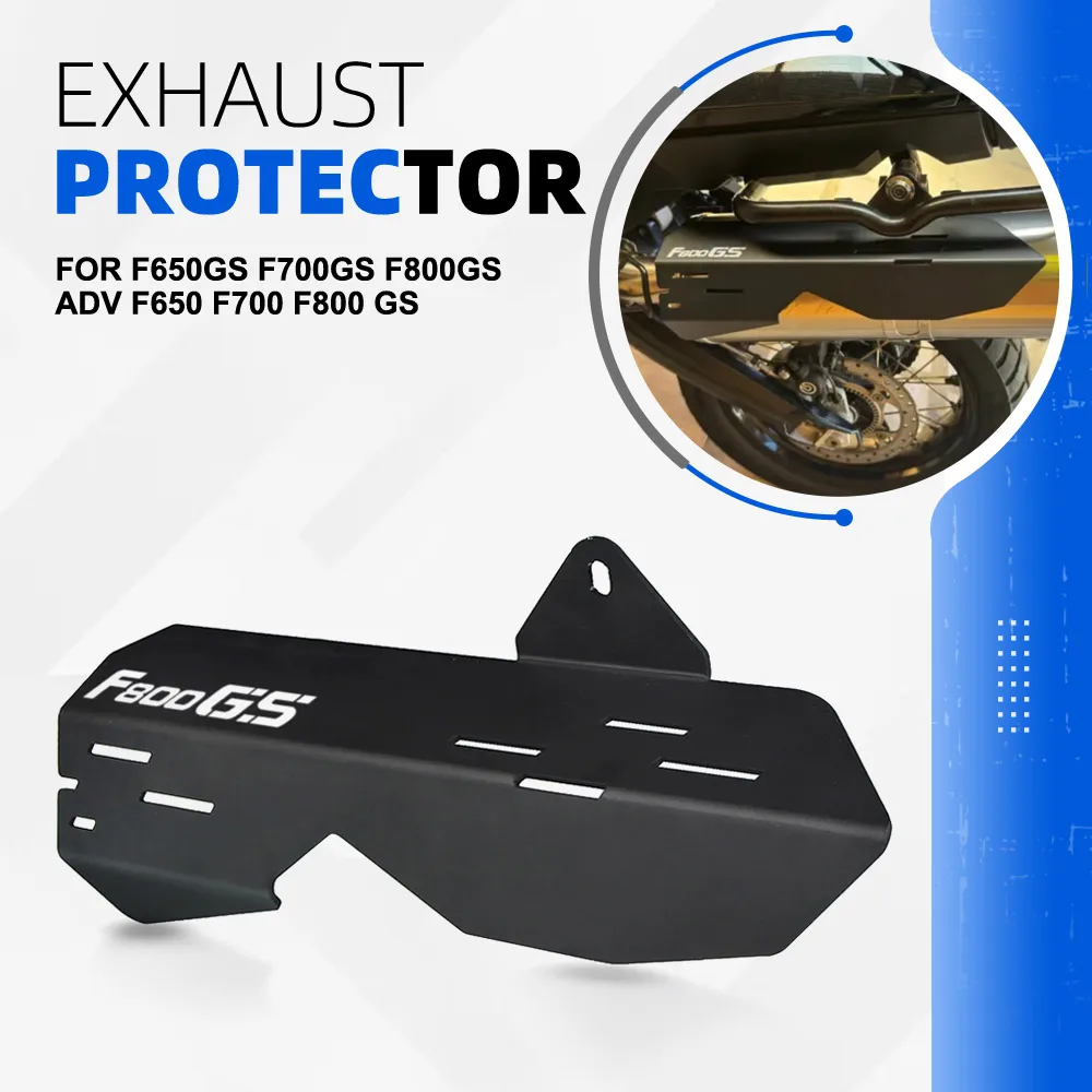 

For BMW F650GS F700GS F800GS ADV F650 F700 F800 GS Motorcycle Exhaust Pipe Protector Heat Shield Cover Guard Anti-scalding Parts