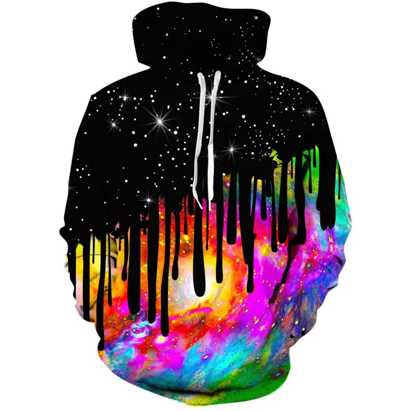 Fashion Graffiti Pattern Hoodies Trend Streetwear Long Sleeve Mens Hip Hop 3D Printed Pullovers Casual Cool Oversized Sweatshirt