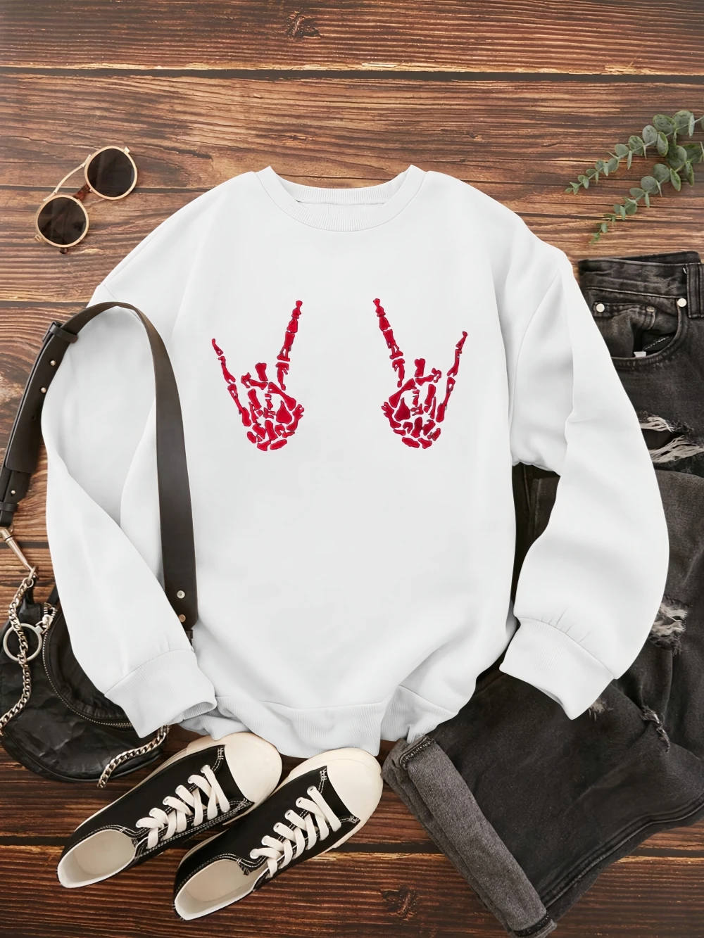 Cool Girls Y2k Gothic Graphic Sweatshirt Women Long Sleeve Fashion Vintage Street Trendy Woman Clothing Spring