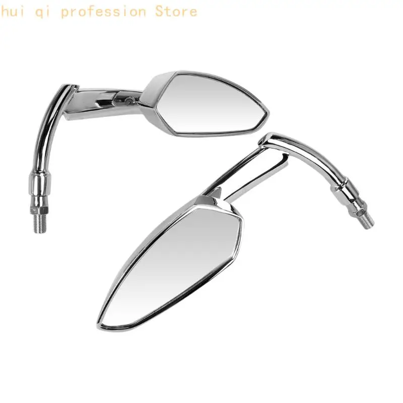 Motorrad-Spiegelpaar mit Custom-Style-Aluminium-Design für den täglichen Straßengebrauch H8WE – Detail 4
